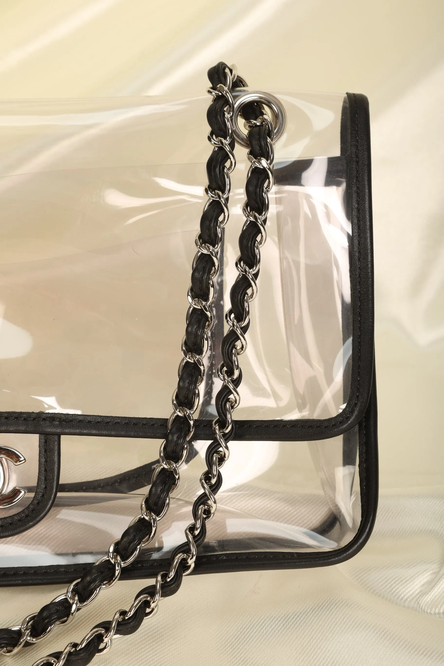 CL Transparent Flap Bag