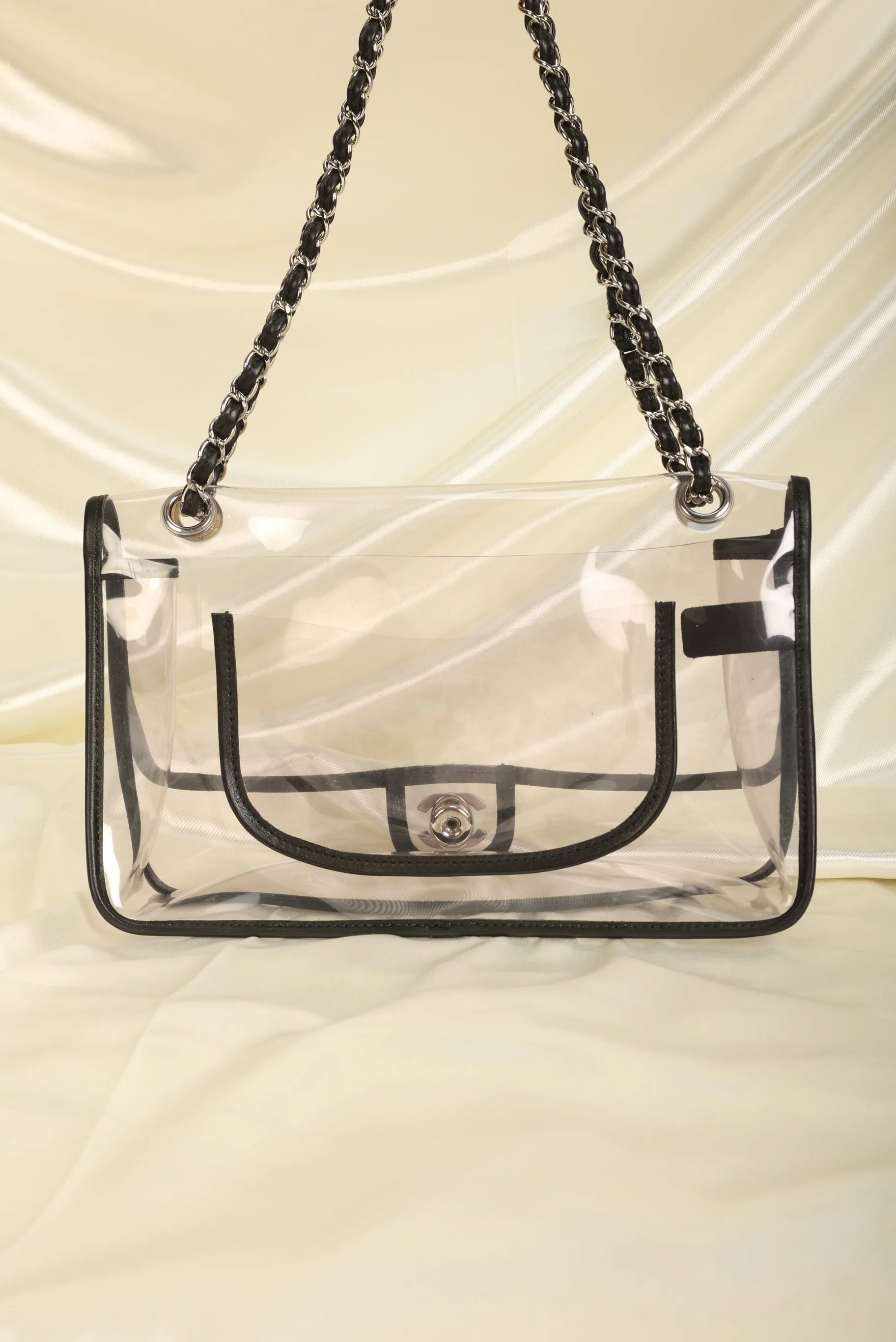 CL Transparent Flap Bag