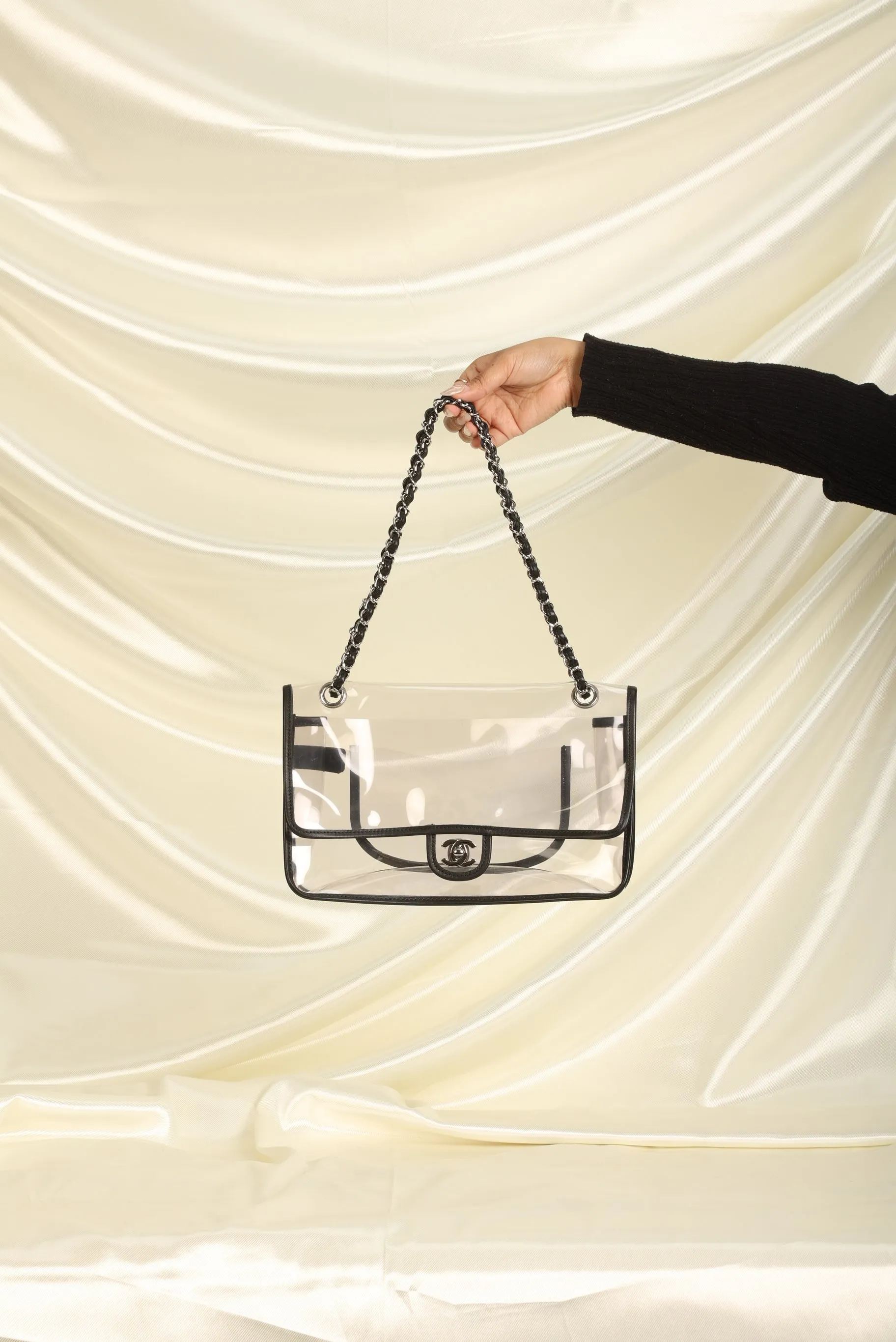 CL Transparent Flap Bag