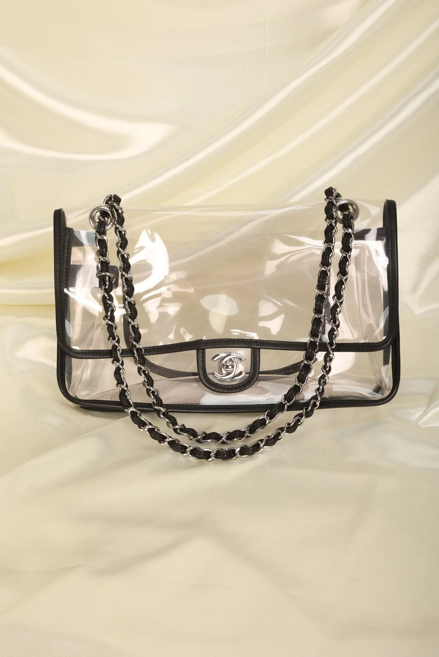 CL Transparent Flap Bag