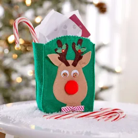 Coats & Clark Sewing Reindeer Treat Bag Fill With Candy Or Gift Cards