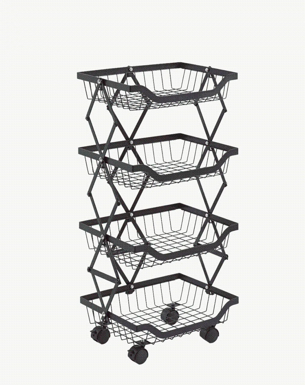 Collapsible Fruit Cart HL-1623 HL-1624 HL-1625