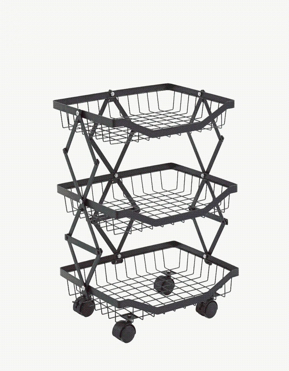 Collapsible Fruit Cart HL-1623 HL-1624 HL-1625