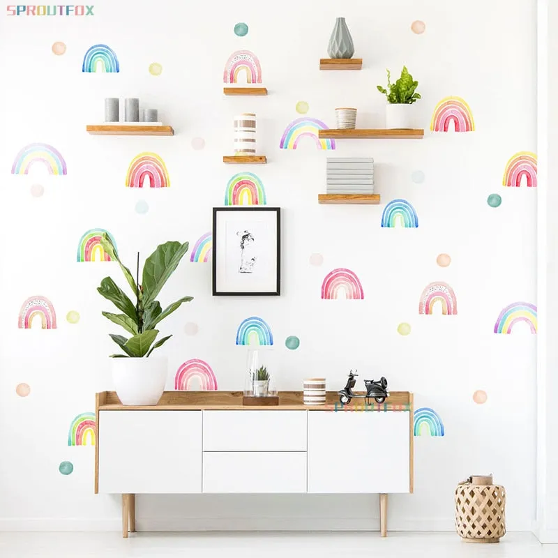 Colorful Rainbow Wall Stickers