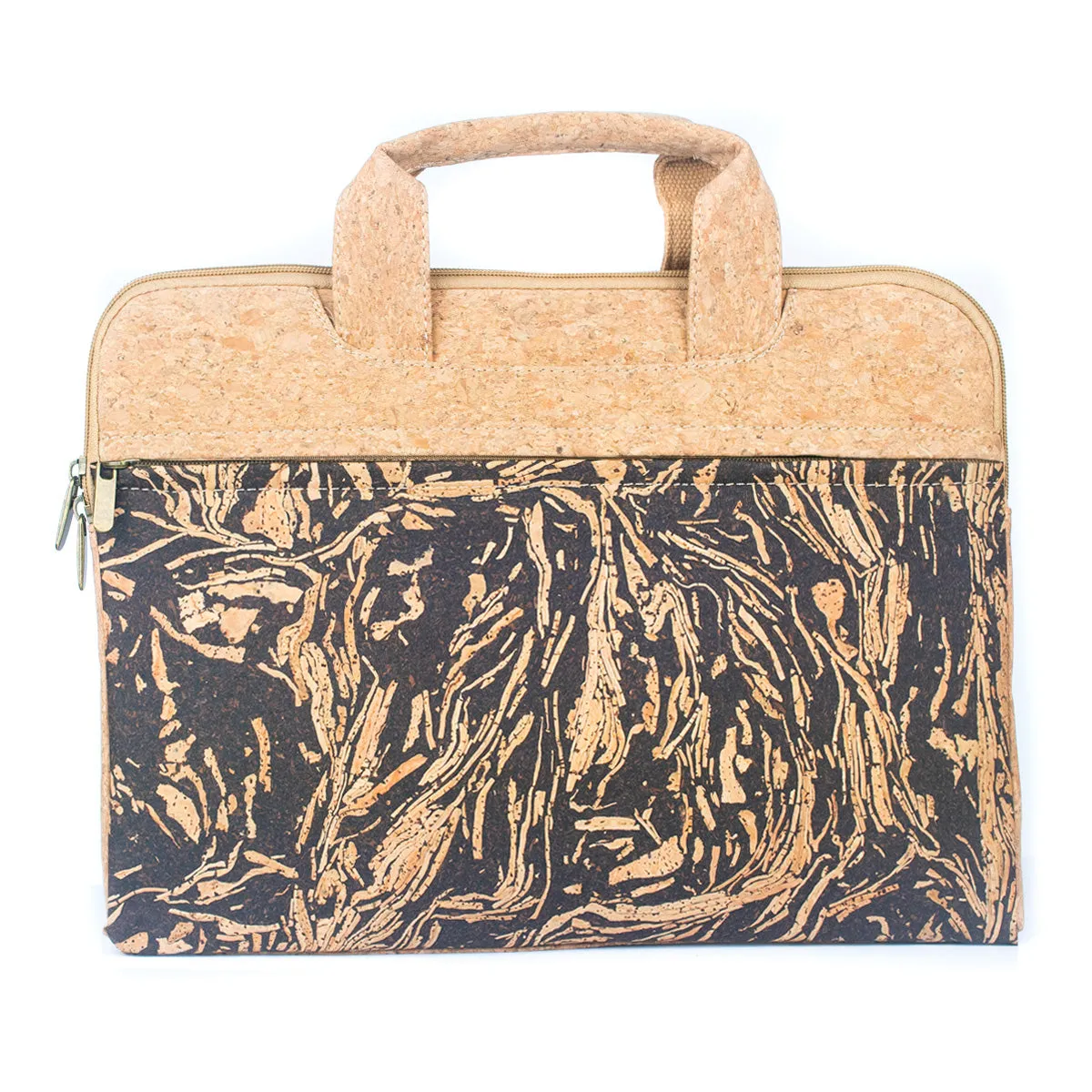 Cork and Coffee Bean Fusion Laptop Briefcase BAG-2288