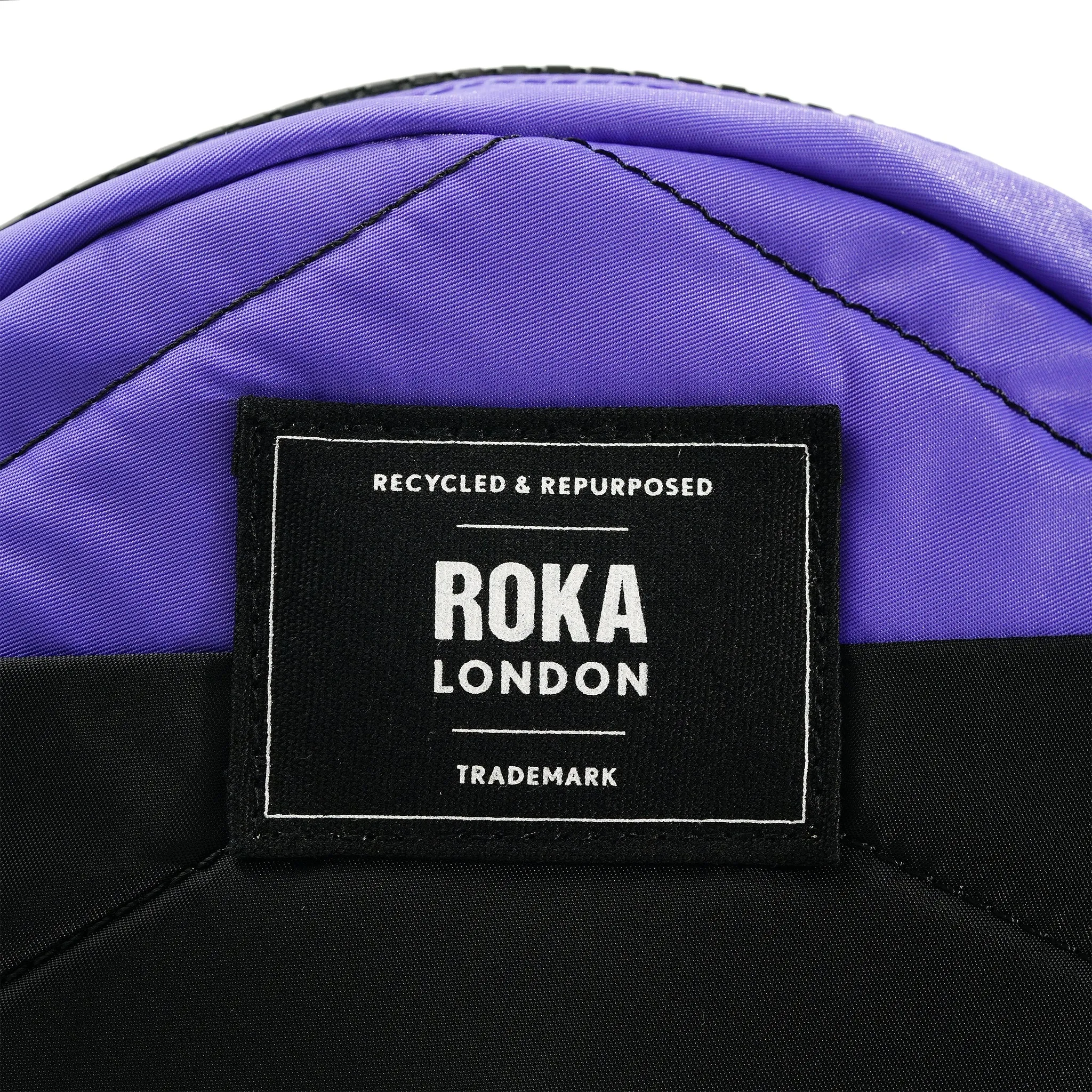 Creative Waste Paddington B Black / Simple Purple Recycled Nylon