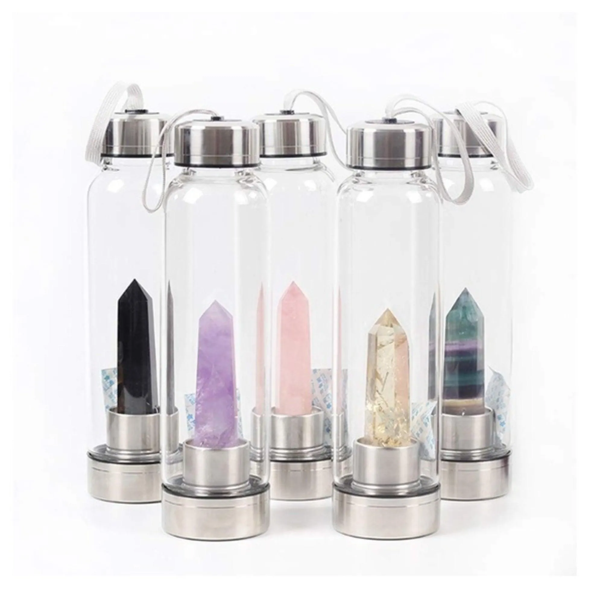 Crystal Water Bottle (6 Colours)