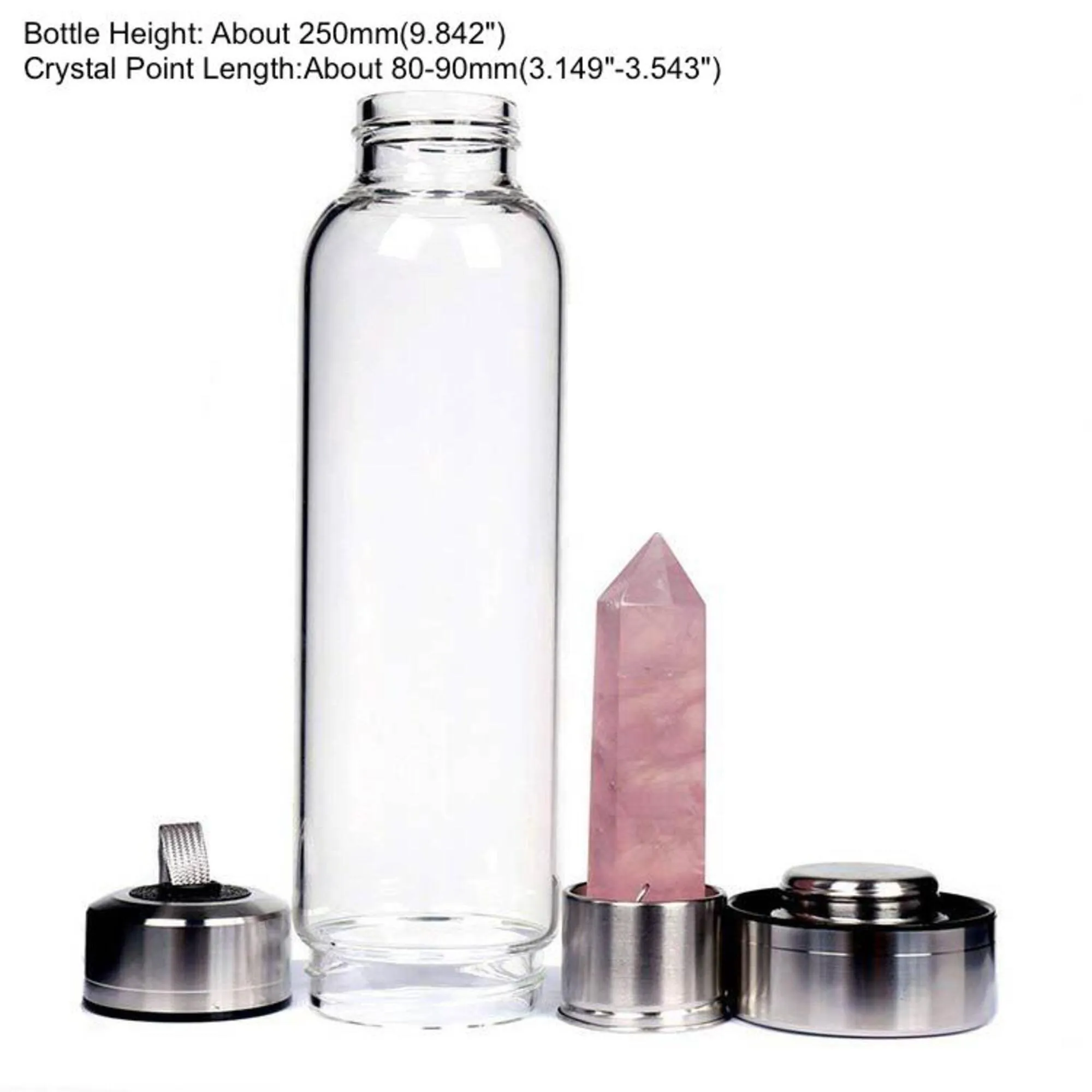 Crystal Water Bottle (6 Colours)