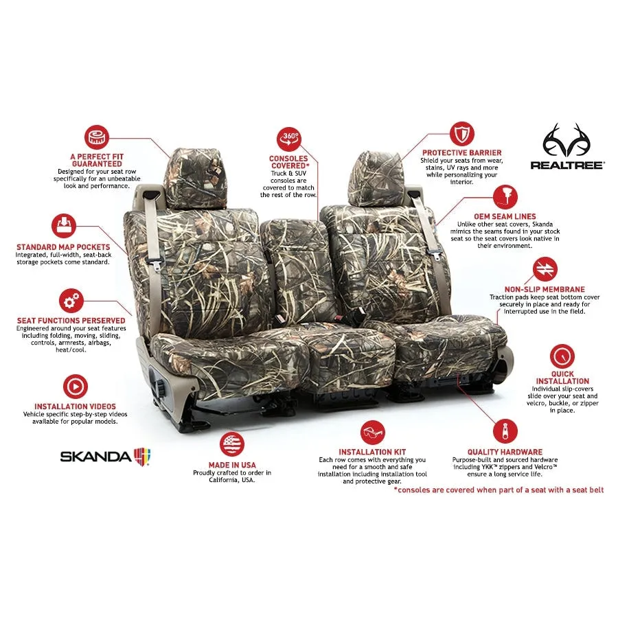 Custom Seat Cover Neosupreme Camo Real Tree