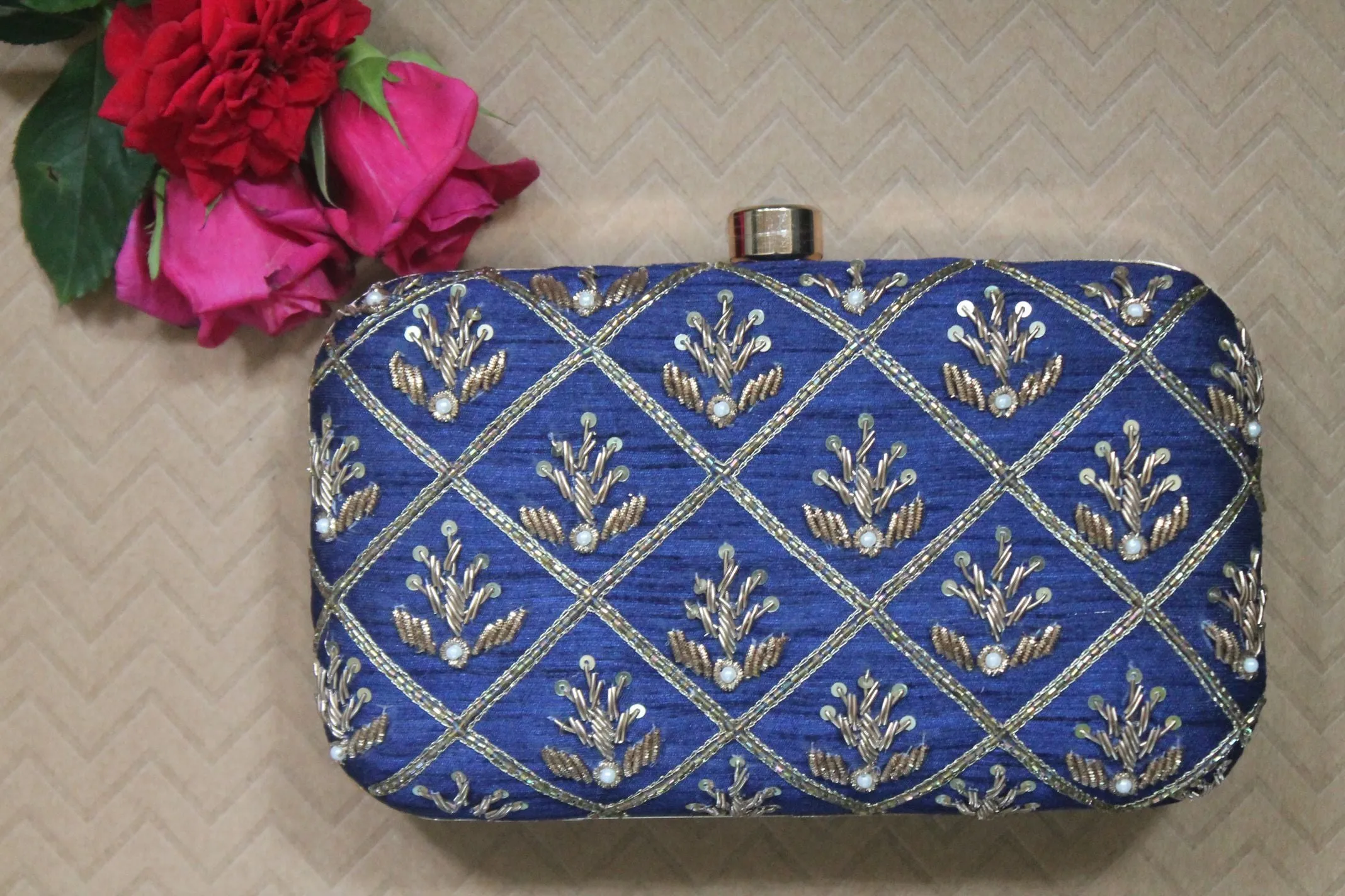 Dabka Motif Clutch