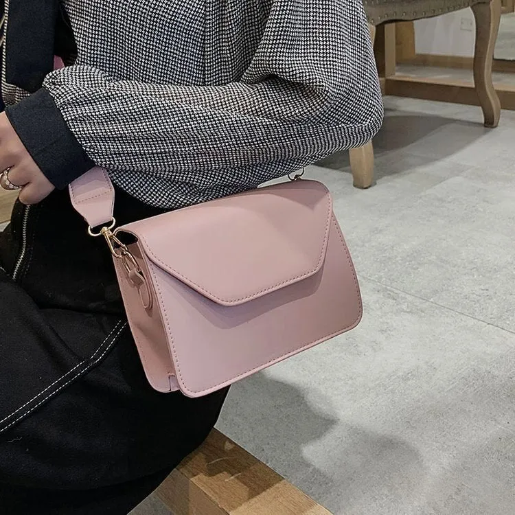 Darianrojas Fashion Flap Crossbody Bags for Women PU Leather Small Square Bag Clutches Casual Shoulder Messenger Bag Small Handbags