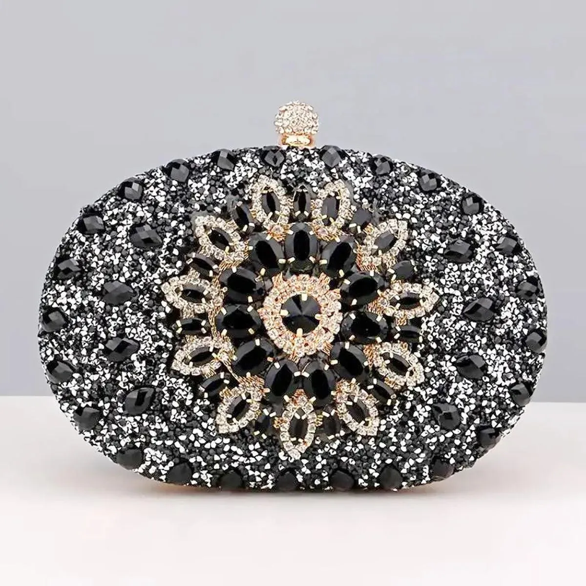 Discover the Must-Have Black Crystal Clutch Bag for Women