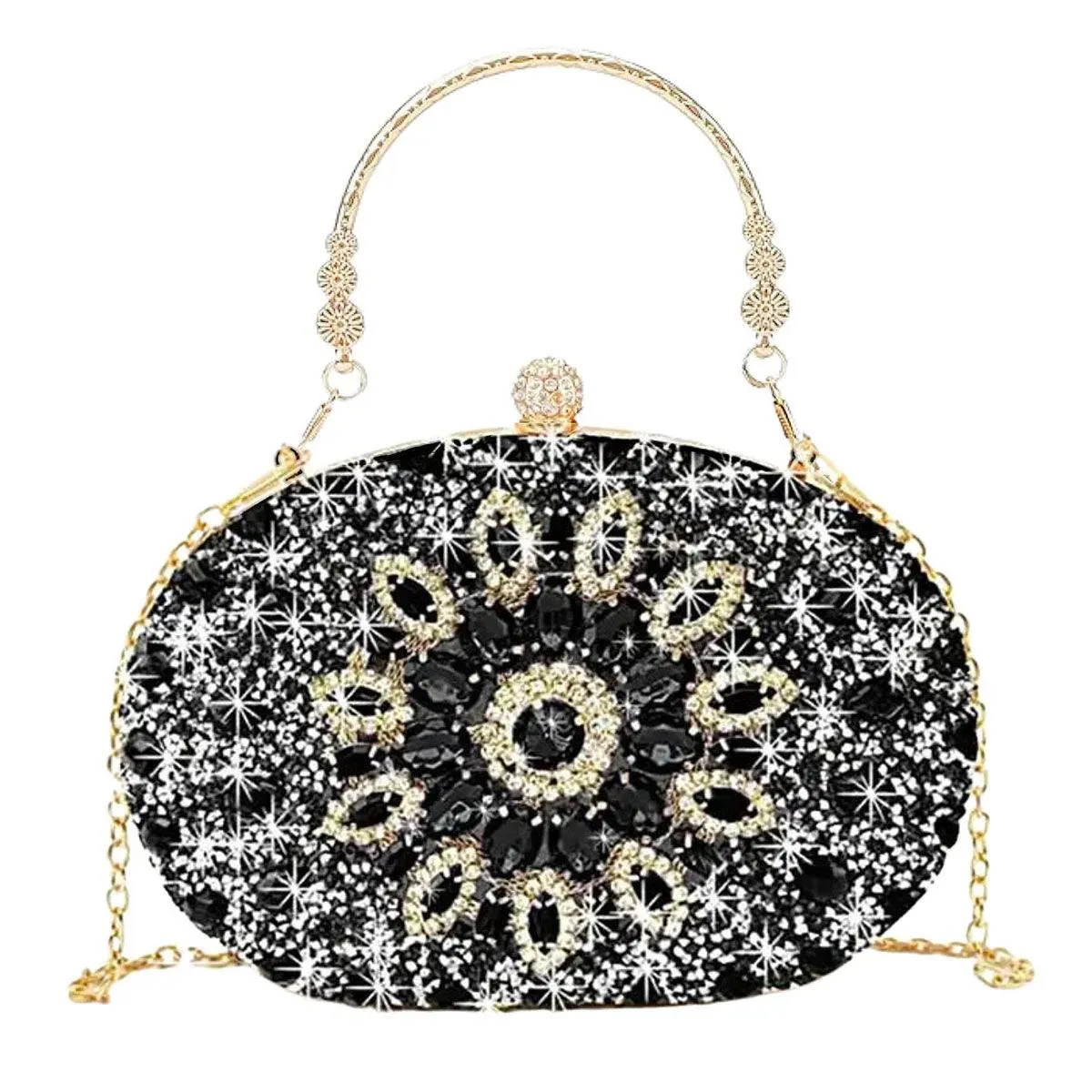 Discover the Must-Have Black Crystal Clutch Bag for Women