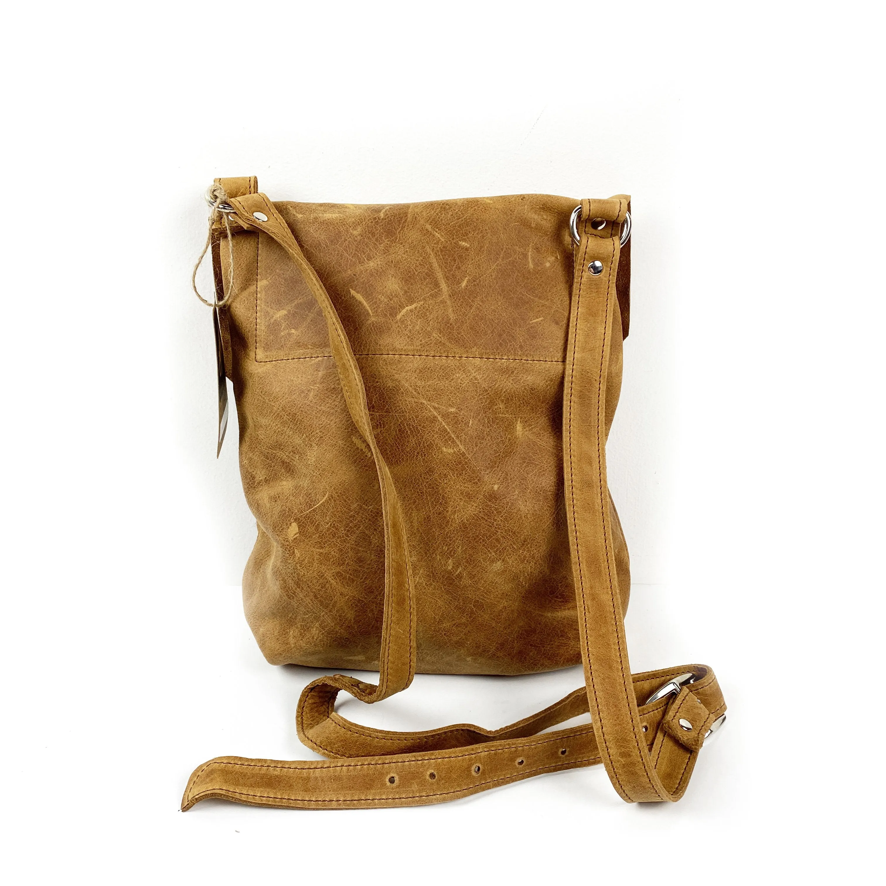 Divina Denuevo Bag: Urban Raw Edge Messenger