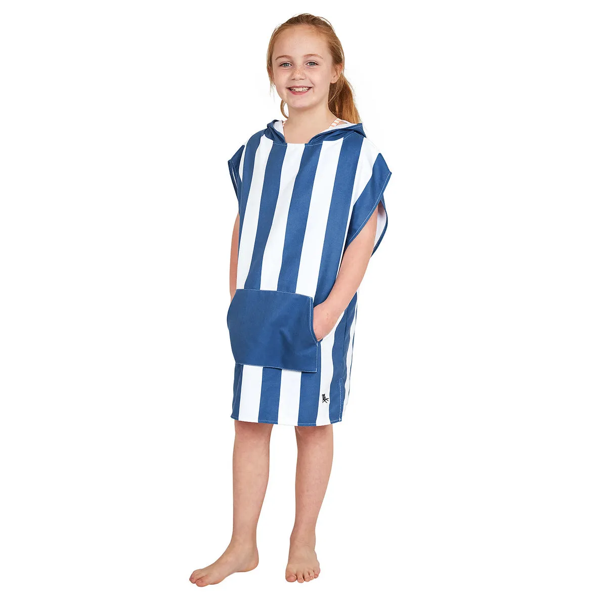 Dock & Bay Poncho Kids - Whitsunday Blue