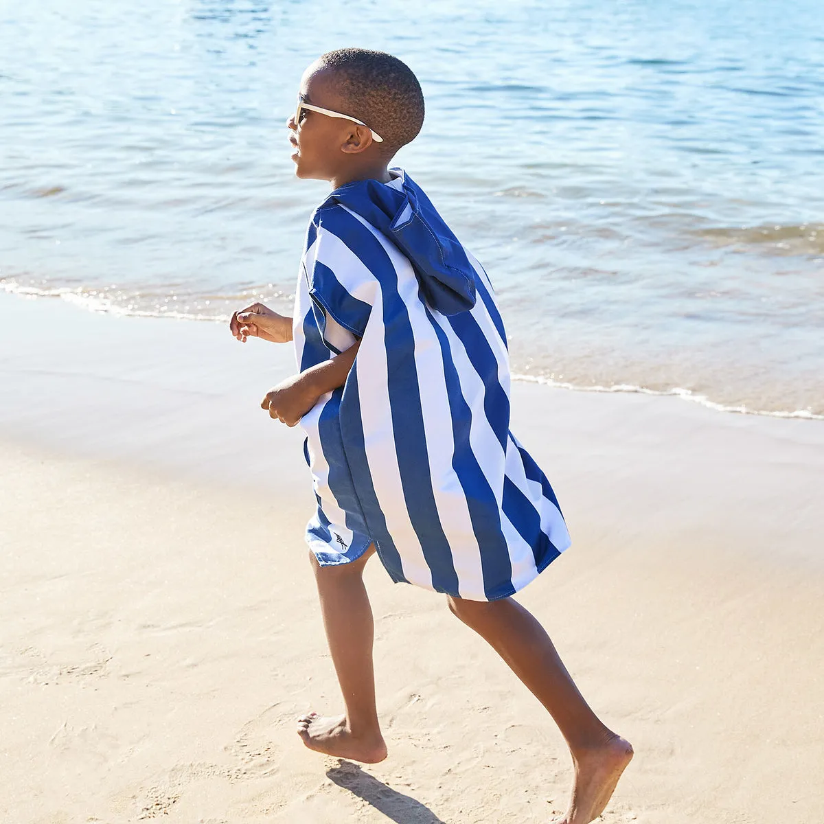 Dock & Bay Poncho Kids - Whitsunday Blue