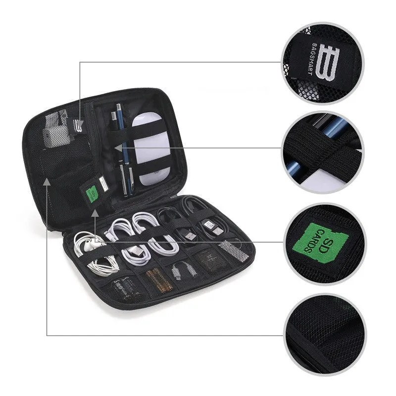 Electronic Accessories Packing Organizers  or Travel Bag for your IT Accessories