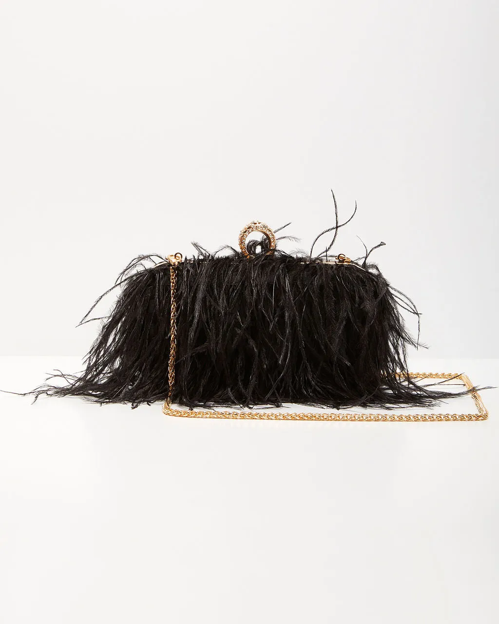 Emily Feather Clutch