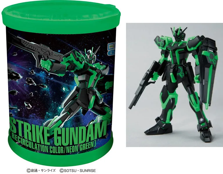 ENTRY GRADE Strike Gundam - Round Box Gunpla (Recirculation Color, Neon Green) (Reissue)