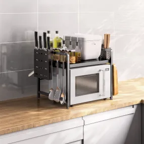 Expandable Kitchen Counter Shelf Rack Organizer