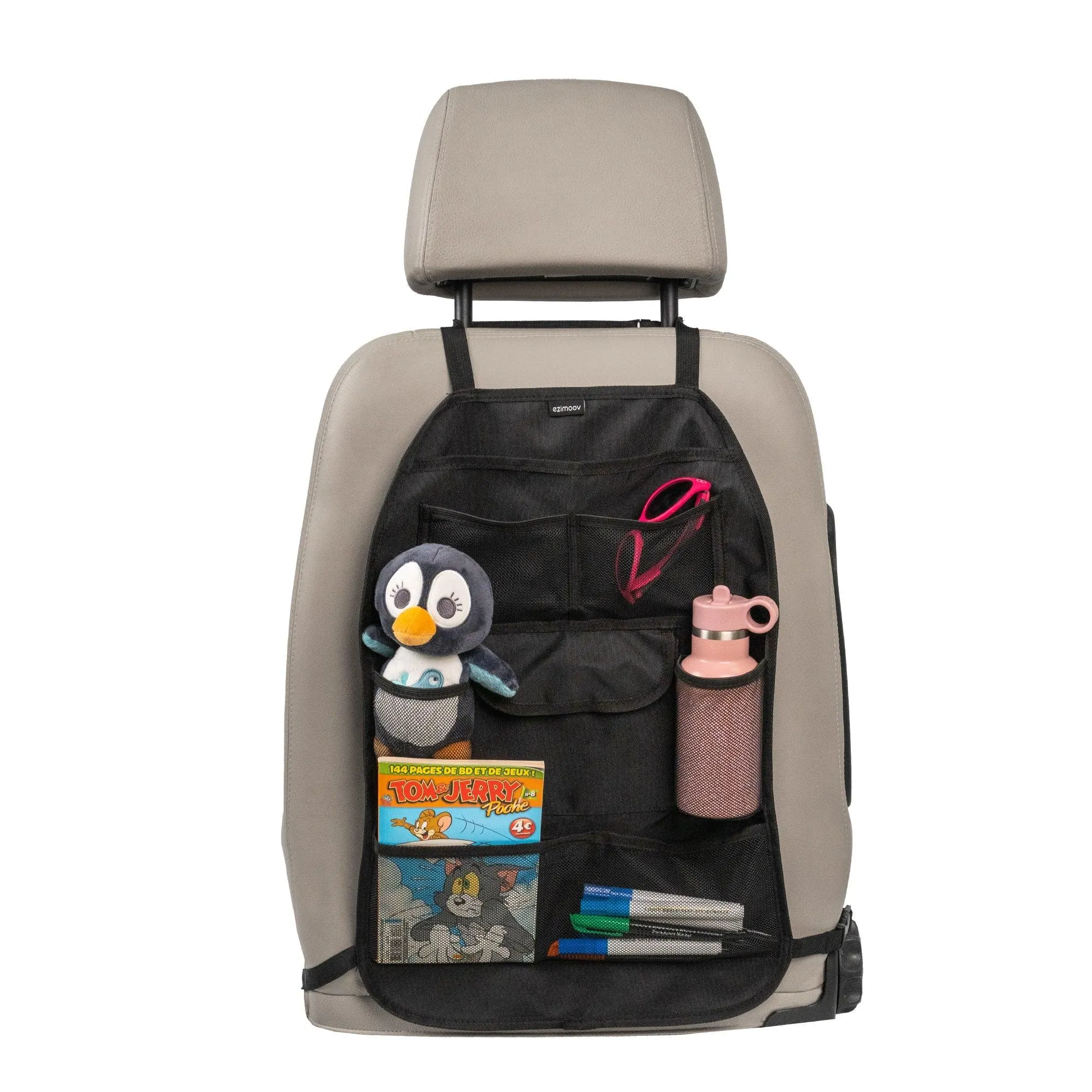 EZIMOOV Car Seat Organizer & Protector XL - EZI TRAVEL PLUS