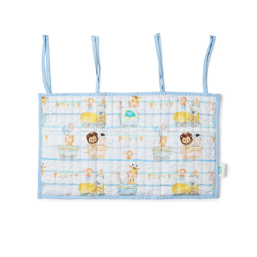 Fancy Fluff Organic Crib Organiser - Joy Ride