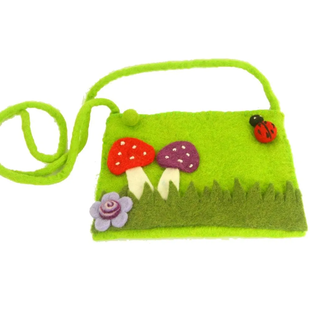 Felt Mushroom Purse - Global Groove (P)