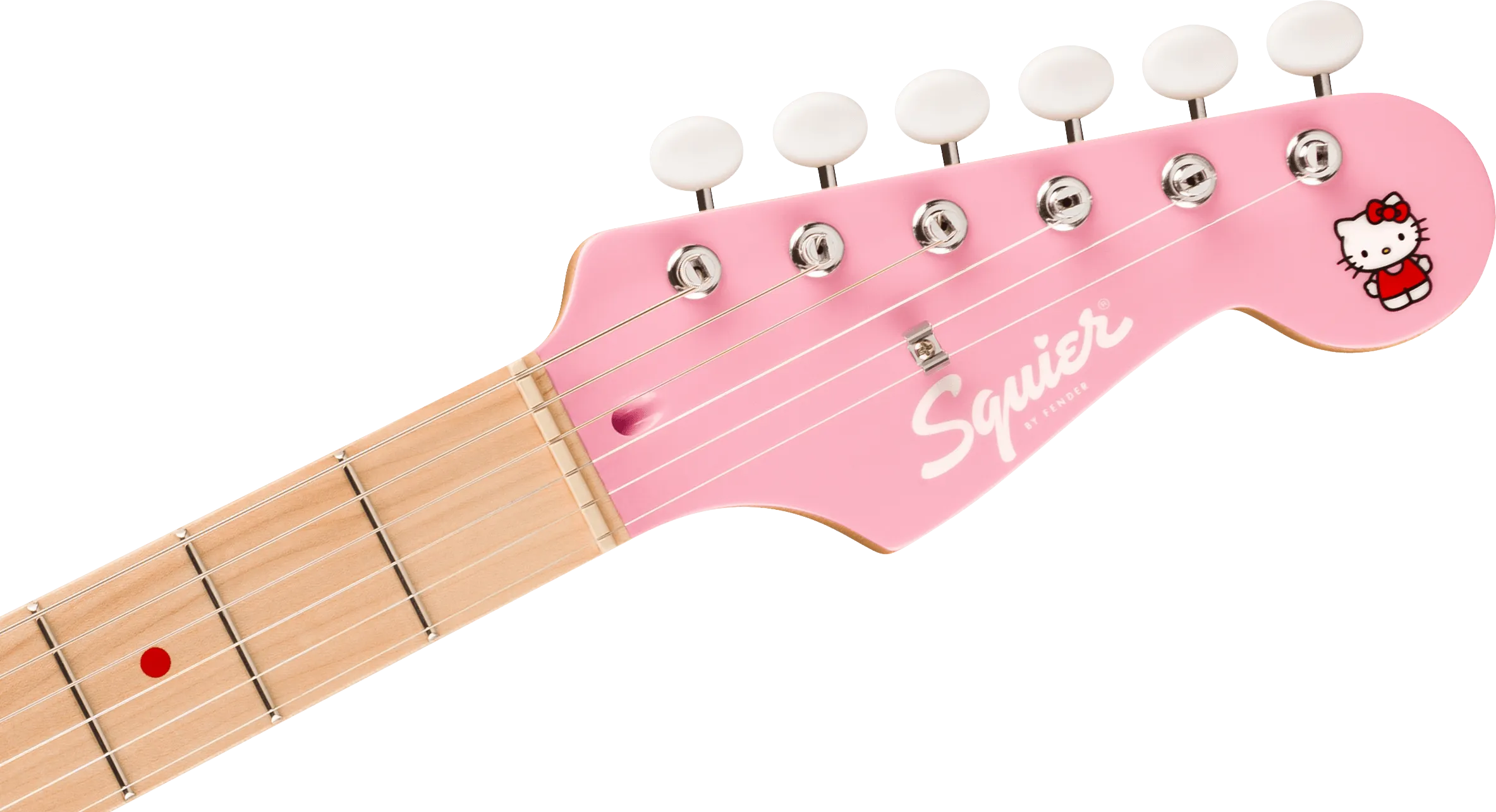 Fender Squier Limited Edition Hello Kitty Pink Stratocaster with Gig Bag