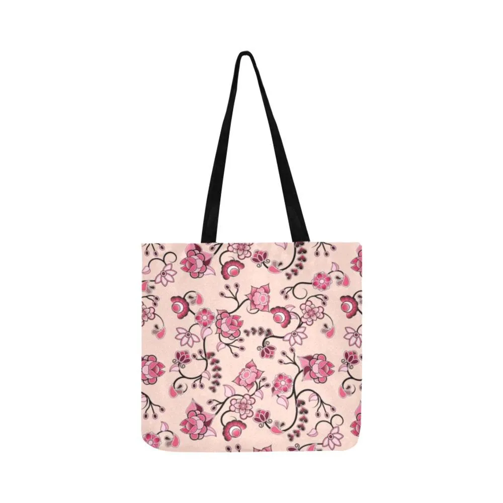 Floral Amour Reusable Shopping Bag (Two sides)