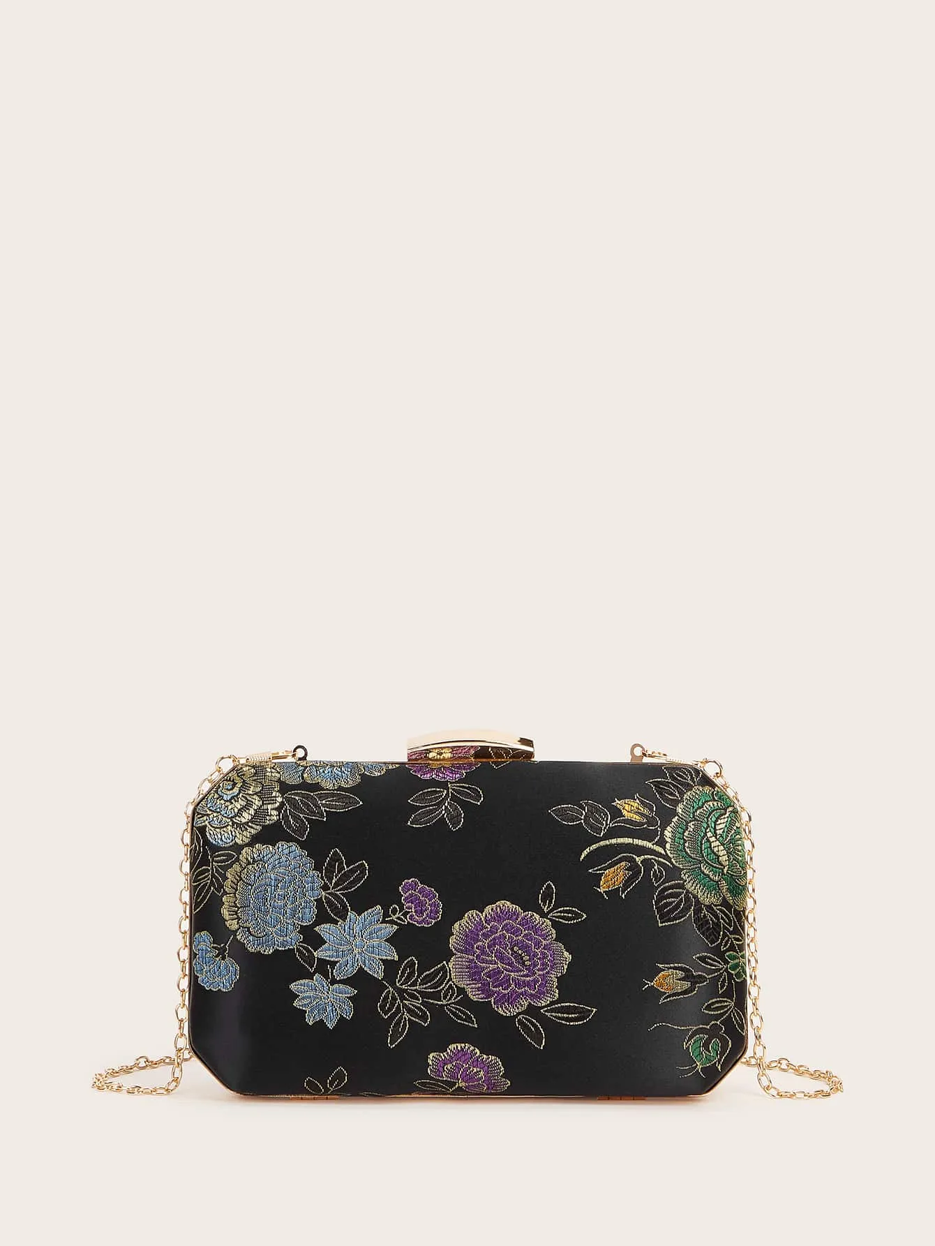 Floral Graphic Box Bag