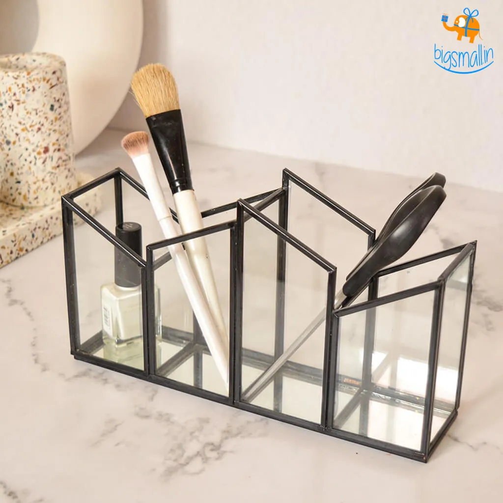 Geometric Glass Organizer