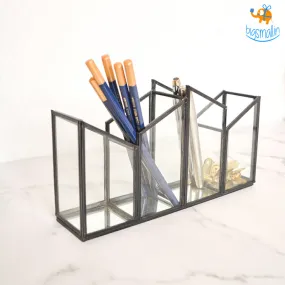 Geometric Glass Organizer