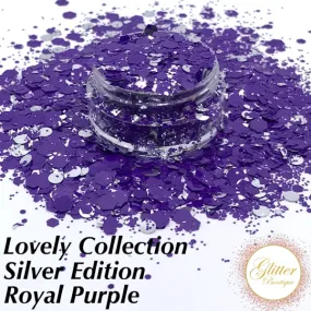 Glitter Boutique Lovely Collection Silver Edition - Royal Purple