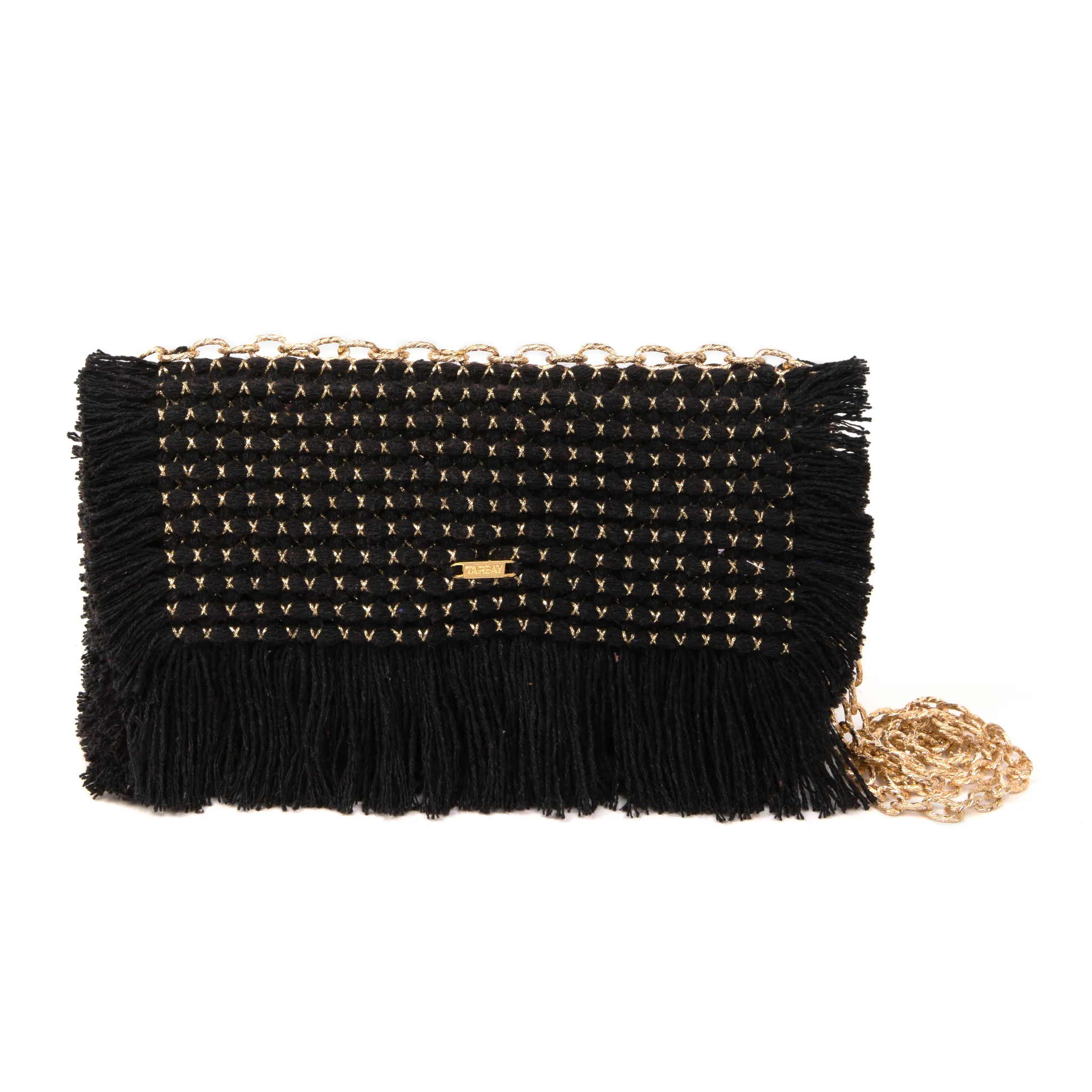 Gossypium Clutch Bag - Black