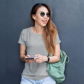 Grey Melange Top