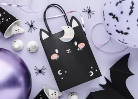 Halloween Black Cat Gift Bag and Tag