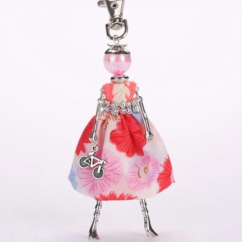 Handmade Fashionista Stylish Model Keychain Dolls - Limited Edition