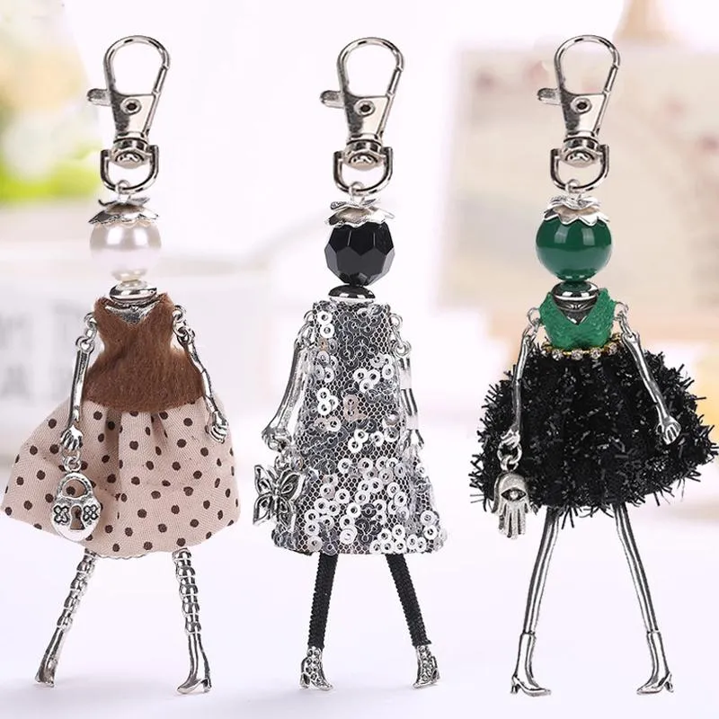 Handmade Fashionista Stylish Model Keychain Dolls - Limited Edition