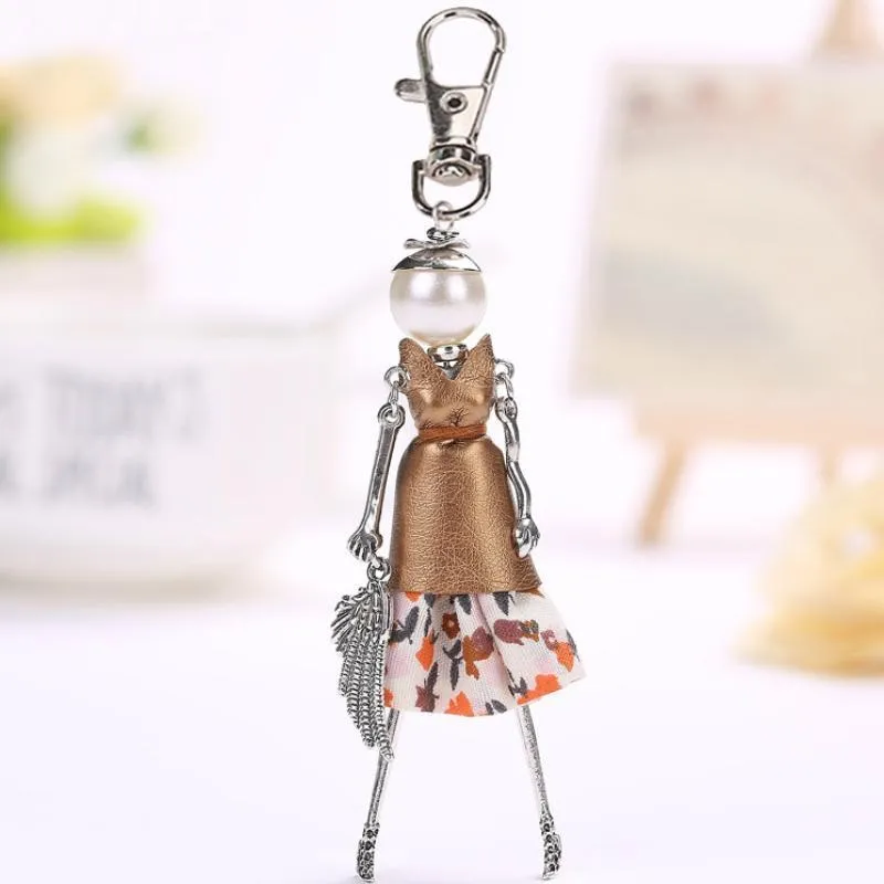 Handmade Fashionista Stylish Model Keychain Dolls - Limited Edition