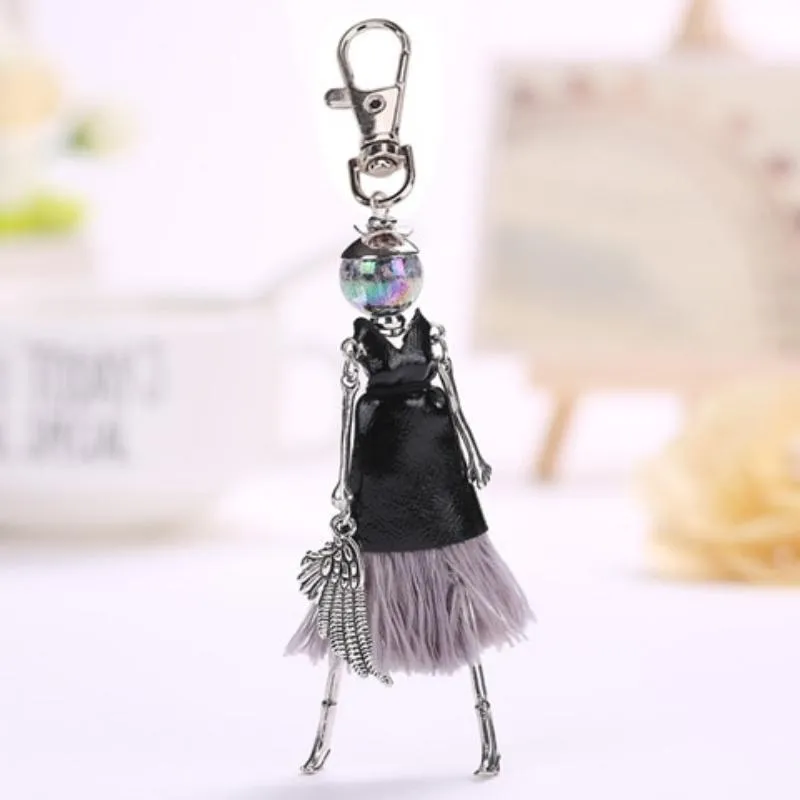 Handmade Fashionista Stylish Model Keychain Dolls - Limited Edition