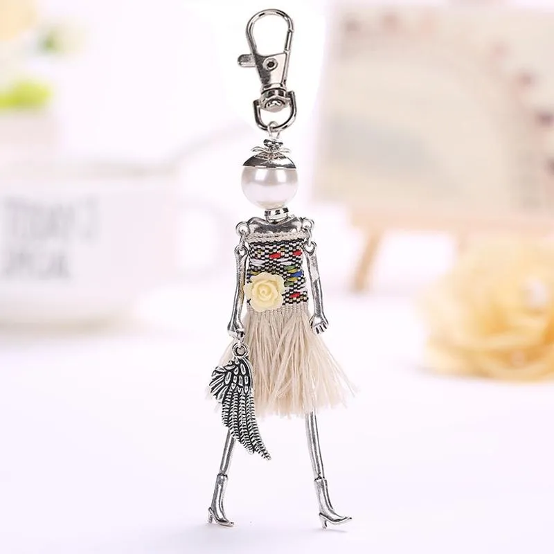 Handmade Fashionista Stylish Model Keychain Dolls - Limited Edition