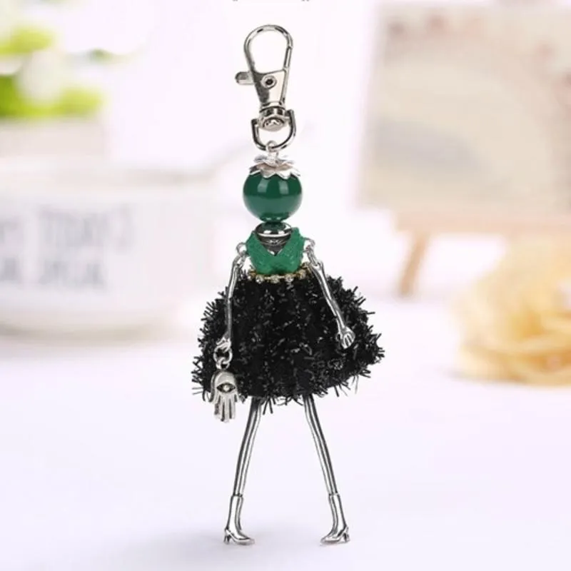 Handmade Fashionista Stylish Model Keychain Dolls - Limited Edition