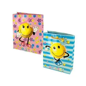 Happy Face Gift Bag ( Case of 24 )