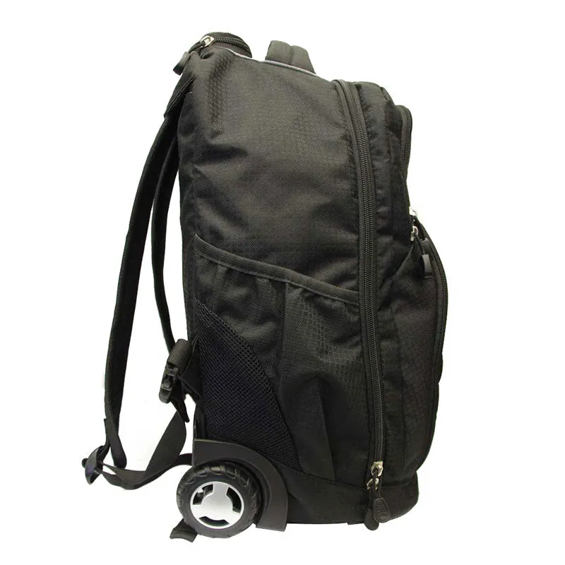 High Sierra - Freewheel 17inch Laptop Wheeled Carry-On Backpack - Black