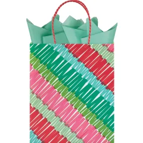 Holiday Fringe Large Gift Bag