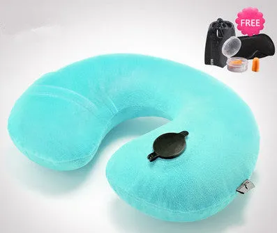 Inflatable travel Neck Pillow