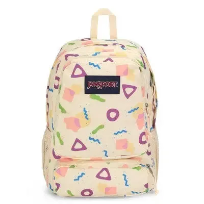 JanSport Doubleton 17" Backpack - Memphis Mood Neon