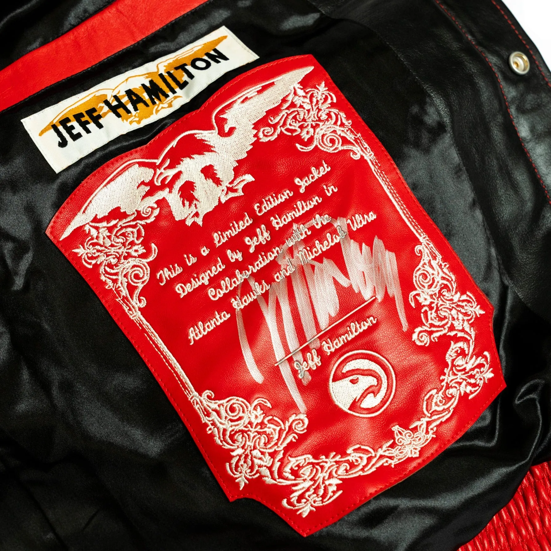 JEFF HAMILTON X ATL HAWKS LEATHER PREMIUM