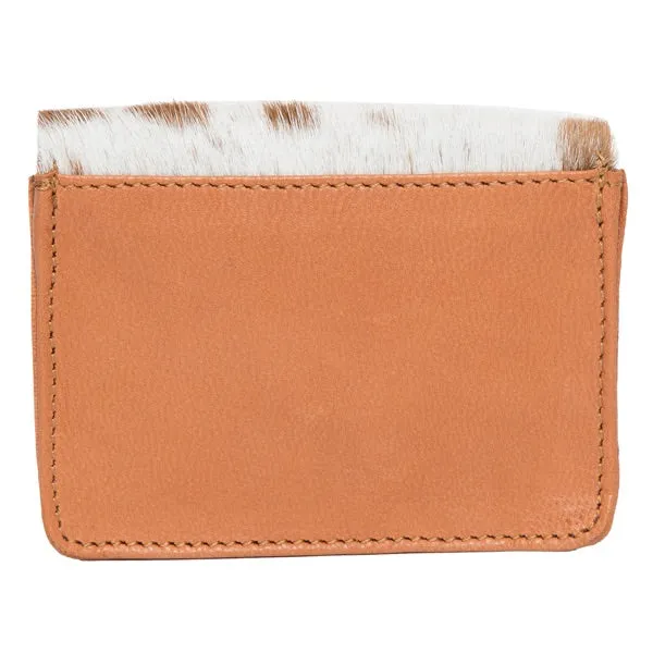 Kate | Cowhide Card and Change Purse