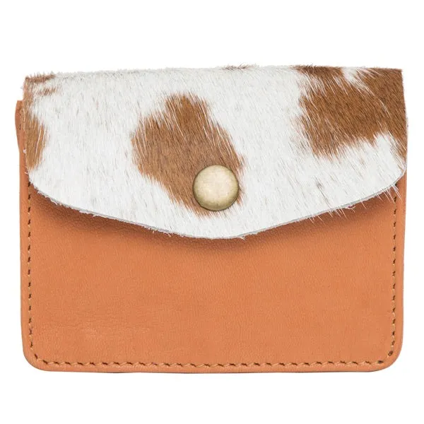 Kate | Cowhide Card and Change Purse